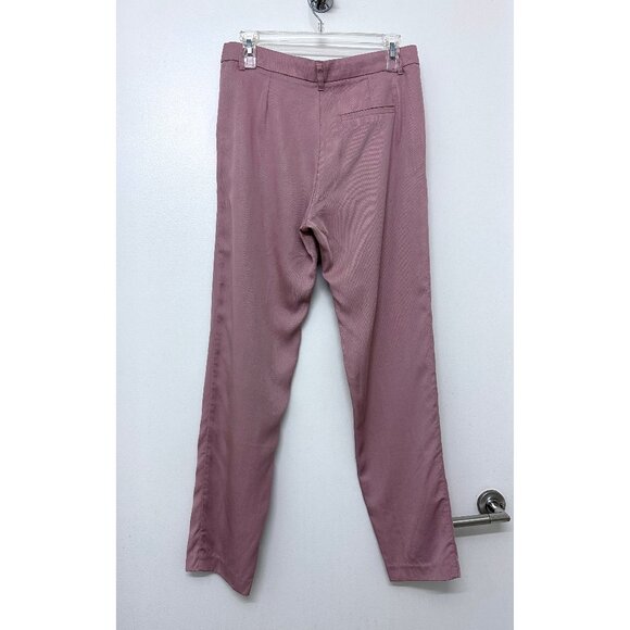 Samsoe Samsoe Straight Fit Stamford Pants Trousers Woodrose Pink Lyocell S - Picture 10 of 14